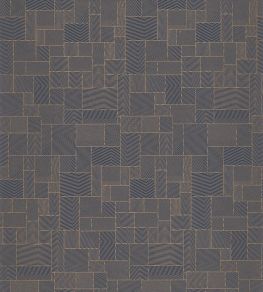 Kensai Wallpaper by Casadeco Bleu Encre Kensai Wallpaper by Casadeco Bleu Encre
