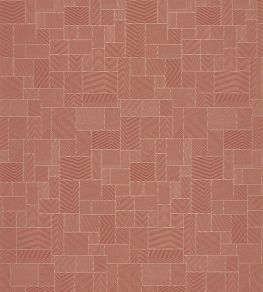Kensai Wallpaper by Casadeco Rouge Carmin Kensai Wallpaper by Casadeco Rouge Carmin