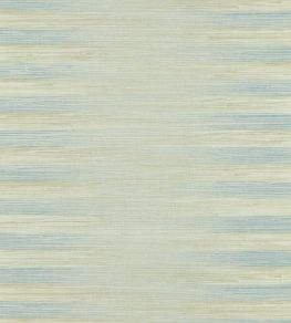 Kensington Grasscloth Wallpaper by Zoffany Indigo Wash