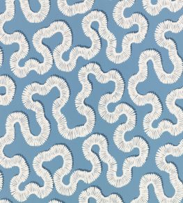 Kezia Wallpaper by Romo Boathouse Blue Kezia Wallpaper by Romo Boathouse Blue