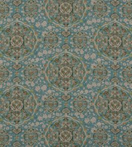 Kiana Fabric by GP & J Baker Teal Kiana Fabric by GP & J Baker Teal