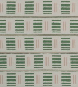 Kiftsgate Fabric by James Hare Pink/Green