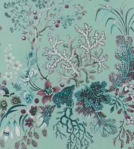 Kilburn's Coral Wallpaper by 1838 Wallcoverings Mist Kilburn's Coral Wallpaper by 1838 Wallcoverings Mist