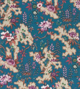 Kilburns Maze Wallpaper by 1838 Wallcoverings Prussian Blue Kilburns Maze Wallpaper by 1838 Wallcoverings Prussian Blue