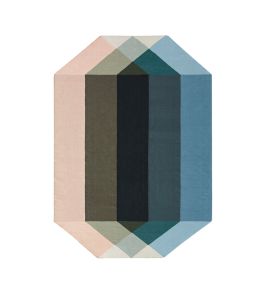 Diamond Rug by GAN Nude-Petrol Diamond Rug by GAN Nude-Petrol