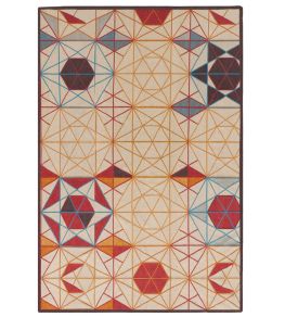 Hexa Rectangular Rug by GAN Orange