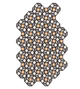 Parquet Rhomb Rug by GAN Yellow