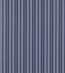 Kilim Stripe Fabric by GP & J Baker Blue Kilim Stripe Fabric by GP & J Baker Blue