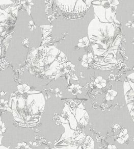 Kintsugi Pot Wallpaper by Jannelli&Volpi Grey Kintsugi Pot Wallpaper by Jannelli&Volpi Grey