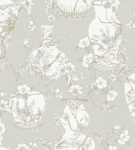 Kintsugi Pot Wallpaper by Jannelli&Volpi Linen Kintsugi Pot Wallpaper by Jannelli&Volpi Linen