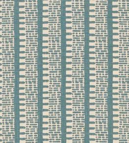 Kiosk Fabric by Schumacher Peacock Blue