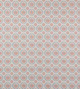 Kira Fabric by Jane Churchill Coral / Slate