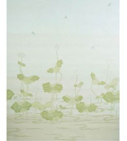 Kireina Lotus Panel Set Mural by Schumacher White Ivory Kireina Lotus Panel Set Mural by Schumacher White Ivory