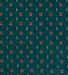 Hammersmith Fabric by Kirkby Design Teal Hammersmith Fabric by Kirkby Design Teal