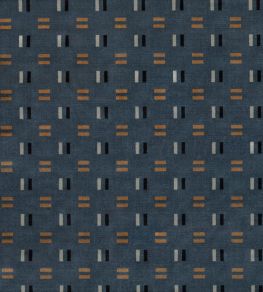 Hammersmith Fabric by Kirkby Design Petrol Hammersmith Fabric by Kirkby Design Petrol