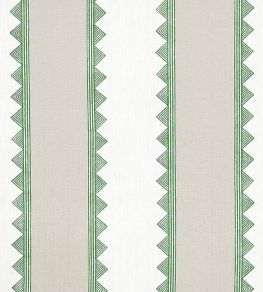 Kismet Stripe Fabric by Thibaut Green Kismet Stripe Fabric by Thibaut Green