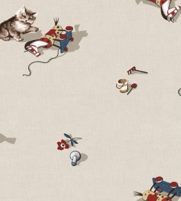 Kittens Wallpaper by Coordonne Natural Kittens Wallpaper by Coordonne Natural
