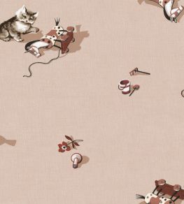 Kittens Wallpaper by Coordonne Peach