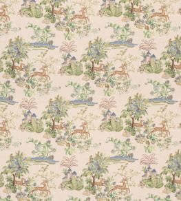 Knights Tale Light Fabric by GP & J Baker Sage/Blue Knights Tale Light Fabric by GP & J Baker Sage/Blue