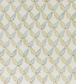 Knot Garden Fabric by James Hare Green