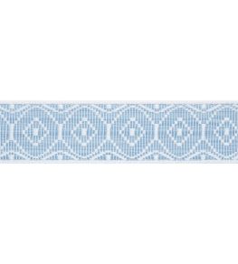 Knox Tape Trimming by Thibaut Aqua Knox Tape Trimming by Thibaut Aqua