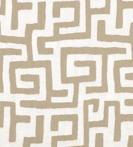 Kuba Cay Fabric by Zinc Moonbeam Kuba Cay Fabric by Zinc Moonbeam