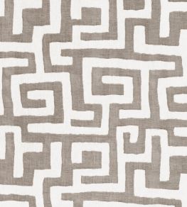 Kuba Cay Fabric by Zinc Pebble Kuba Cay Fabric by Zinc Pebble