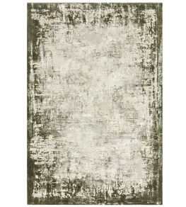 Kuza Border Rug by Asiatic Green Kuza Border Rug by Asiatic Green