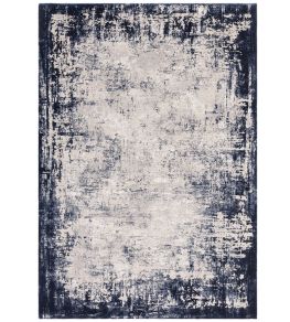 Kuza Border Rug by Asiatic Navy Kuza Border Rug by Asiatic Navy
