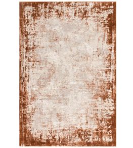 Kuza Border Rug by Asiatic Terracotta Kuza Border Rug by Asiatic Terracotta