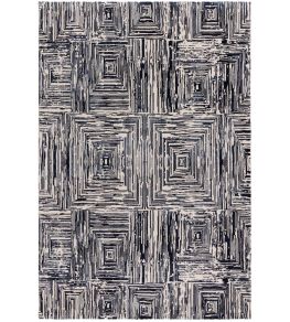 Kuza Portrait Rug by Asiatic Navy Kuza Portrait Rug by Asiatic Navy