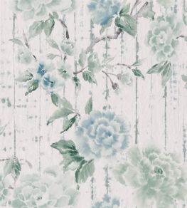 Kyoto Flower Wallpaper by Designers Guild Eau De Nil Kyoto Flower Wallpaper by Designers Guild Eau De Nil