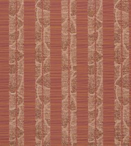 Kyoto Stripe Fabric by Zoffany Russet