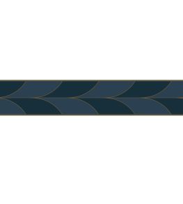 La Festive Border Wallpaper by Casadeco Bleu Petrole La Festive Border Wallpaper by Casadeco Bleu Petrole