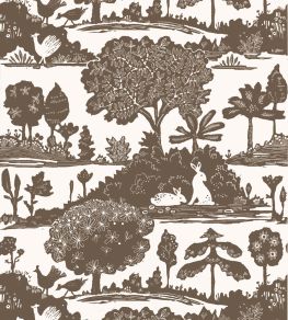 La Foret Wallpaper by Thibaut Brown La Foret Wallpaper by Thibaut Brown