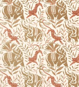 La Jungle Wallpaper by Christopher Farr Cloth Caramel La Jungle Wallpaper by Christopher Farr Cloth Caramel