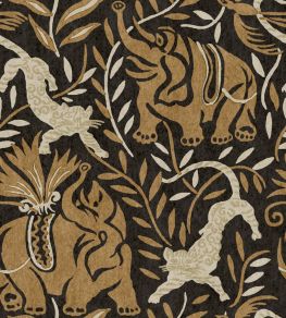 La Jungle Vinyl Wallpaper by Christopher Farr Cloth Mocha La Jungle Vinyl Wallpaper by Christopher Farr Cloth Mocha