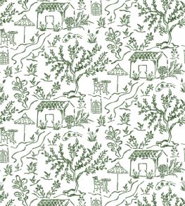 La Quintinie Fabric by Nina Campbell Eucalyptus La Quintinie Fabric by Nina Campbell Eucalyptus
