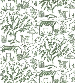 La Quintinie Wallpaper by Nina Campbell Eucalyptus