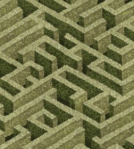 Labyrinth Wallpaper by Josephine Munsey Olive Labyrinth Wallpaper by Josephine Munsey Olive