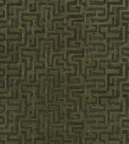 Labyrinth Fabric by Zinc Hunting