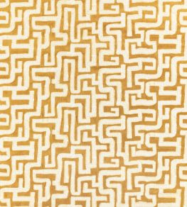 Labyrinth Fabric by Zinc Ochre