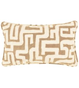 Labyrinth Cushion 35 x 55cm by Zinc Taupe