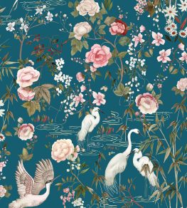 Lac De Venus Wallpaper by Jannelli&Volpi Blue Lac De Venus Wallpaper by Jannelli&Volpi Blue