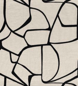 Lacis Fabric by Casamance Noir
