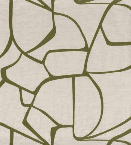 Lacis Fabric by Casamance Olive Lacis Fabric by Casamance Olive