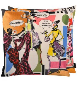 Lacroix Gossip Cushion 50 x 50cm by Christian Lacroix Multicolore Lacroix Gossip Cushion 50 x 50cm by Christian Lacroix Multicolore