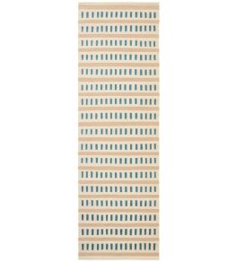 Ladakh Runner Rug by Chhatwal & Jonsson Off White/Light Beige/Heaven Blue Ladakh Runner Rug by Chhatwal & Jonsson Off White/Light Beige/Heaven Blue