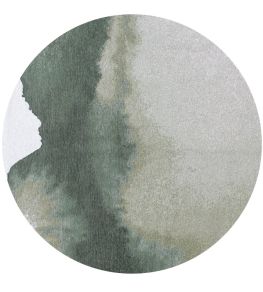 Lagoon Round Rug by Louis De Poortere Palm Green