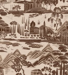 Lake Como Wallpaper by Sandberg Brown